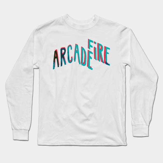 arcade fire Long Sleeve T-Shirt by eiston ic